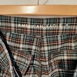 Plaid America Eagle Pants
